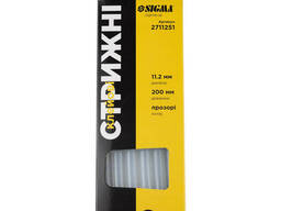 Стержни клеевые Ø11.2×200мм 6шт (прозрачные) Sigma (2711251)