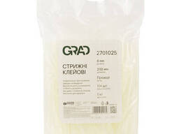 Стержни клеевые Ø8×200мм 1кг (прозрачные) GRAD (2701025)