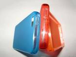 Стильный силиконовый цветной TPU чехол iPhone 5 5S - фото 3