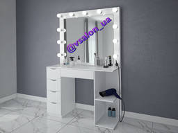 Стол визажиста (гримерный) для макияжа с лампами