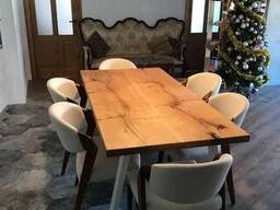 Столешница прямоугольная из массива дуба от производителя