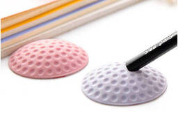 Стоппер дверной настенный 6937 5 см фиолетовый