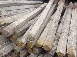 Железобетонный столбик стовпчик на огорожу стовпи паркан забор з сітки сетка рабица