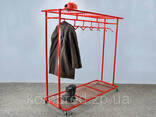 Стойка для хранения боевой одежды ТИП-2 1750*700*1800 с вешалками красн Kompred OL506/1 - фото 1