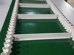 Стрічка конвейерна ПВХ з гофробортом