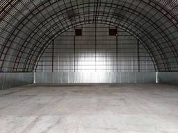 Арочный ангар полукруглый склад под ключ 1500-1700 грн/м2