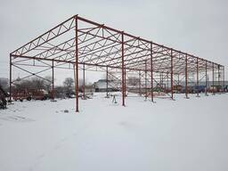 Ангар/навес ПОД КЛЮЧ из Б/У материала от 1700грн/м2 склад/сто/цех