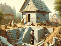 Строительство бетонного погреба Киев