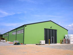 Строительство склада ангара фермы зернохранилища, комплекса