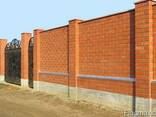 Будівництво парканів із цегли в Києві та Київській області - фото 1