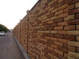 Будівництво огорож з облицювальної цегли - фото 1