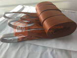 Строп текстильний петлевий СТП коричневий 6 тон 4 метри 180 мм (чалка) Аткліфт - фото 1