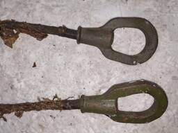 Стропа трос металевий з провушеною (серьгою)4м d-24мм для буксирування важкої (т