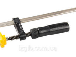 Струбцина столярна Mastertool F-Type 200х50 мм 1700 Н дерев'яна ручка DIN 5117 07-0001