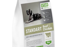 Сухий корм StarDeyl Standart 10кг (курка телятина) для великих та середніх порід