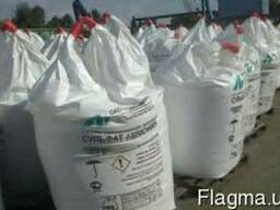 Сульфат амонію. Склад: (NH4) 2SO4.