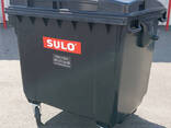 Sulo пластиковий контейнер для сміття 1100 літрів посилений (Бак для сміття) - фото 3