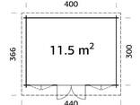 Summer garden house 11.5 m2 - фото 2