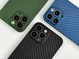 Супер легкий Чехол K-Doo carbon Kevlar Case for iPhone Закритий низ и камера Супер легкий - фото 3