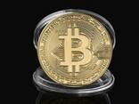 Сувенірна монета Bitcoin - фото 2