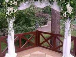 Свадебная арка, арка для выездной церемонии, Свадебные арки