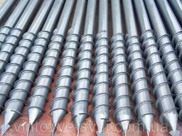 Сваи винтовые, однолопастные, многолопастные, оцинковка.