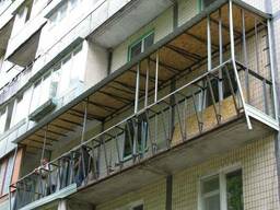 Сварочные работы по выносу балкона Киев
