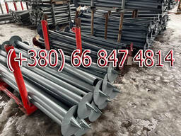 Сваи винтовые, геошуруп, палі, гвинтові, монтаж, фундамент, сваї, установка