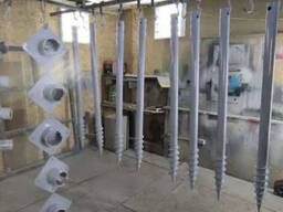 Сваи винтовые, палі, гвинтові, геошуруп, фундамент, монтаж, установка