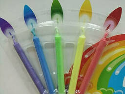 Свічки на торт в асортименті висота 9 см