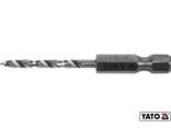 Свердло по дереву Yato Ø3 x 65/35 мм Hex 1/4" Hss 4241 - фото 1