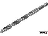 Свердло по дереву спіральне Yato Ø8 x 90/55 мм Hex 1/4" Hss 4241 - фото 2