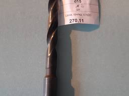 Сверло спирал. к/х удлиненное Р6М5 d15