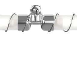 Светильник цилиндр для зеркала, двойной, Спираль