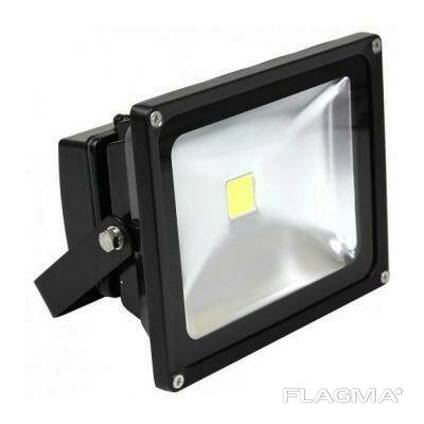 Светильник светодиодный (прожектор) черный COB 10W Eurolamp