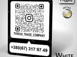 Светится в темноте инстаграм визитка инстаграм метка на металле с QR кодом - фото 1