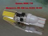 Светодиодная авто лампа Led COB для габаритов W5W, T10, 3W - фото 2