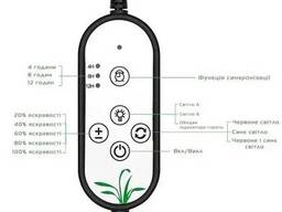 Светодиодная фитолампа для комнатных растений с таймером GreenLand R3 круглая 45W