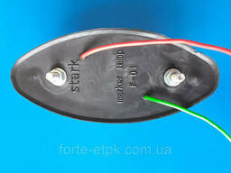 Светодиодный габаритный фонарь для прицепа, фонарь маркерный (универсальный) красный
