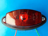 Светодиодный габаритный фонарь для прицепа, фонарь маркерный (универсальный) красный - фото 1
