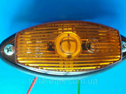 Светодиодный габаритный фонарь для прицепа, фонарь маркерный (универсальный) желтый