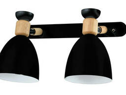 Світильник настінний бра2 двійний дизайн. чорний Doppio. ..