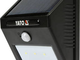 Светильник уличный, солнечный, акумулятор. - 3,7 В, 900маг с датчиком движения- 3м свет. .. .