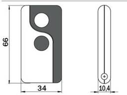 Synus/2 Двухканальный пульт дистанционного управления с функцией копирования Roger. ..