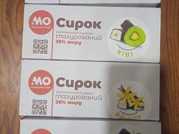 Сирки солодкі глазуровані.