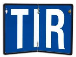 Табличка автопоезда TIR в окантовке 400*250