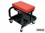 Табурет на колесах YATO з шуфлядою 440 x 360 x 390 мм 150 кг - фото 2