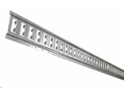 Такелажна рейка (смуга кріплення вантажу) для причепа Takler 2964х131х2 мм Цинк Італія. ..