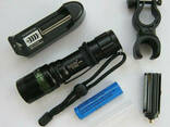 Тактический фонарик Bailong BL 8455 ,20000W(аккумулятор, зарядка, упаковка, велокрепёж) - фото 1