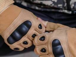 Тактичні перчатки, рукавички армійські без пальців (койот) ON-011